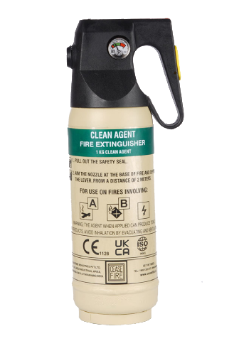 Ceasefire Fluroketone Clean Agent Based Portable Extinguishers (Texture) (1 kg)