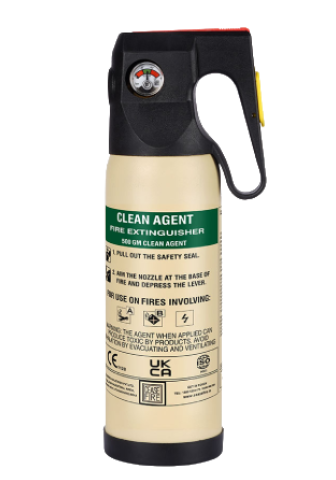 Ceasefire Fluroketone Clean Agent Based Portable Extinguishers (Texture) (500 gm)